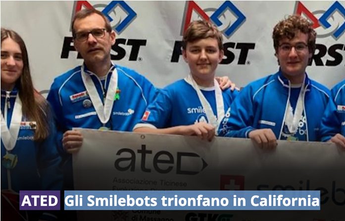 Swiss - Robotic- Young minds exploring technology through Edu-IoT learning kits - supported by Gimasi - Smilebots, Lego League - ATED - news